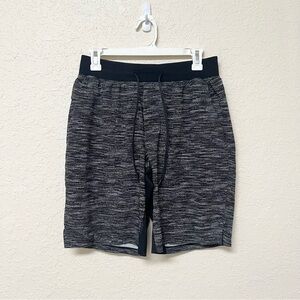 Lululemon Mens Shorts T.H.E. Short 9" Lined Black Heather Size M